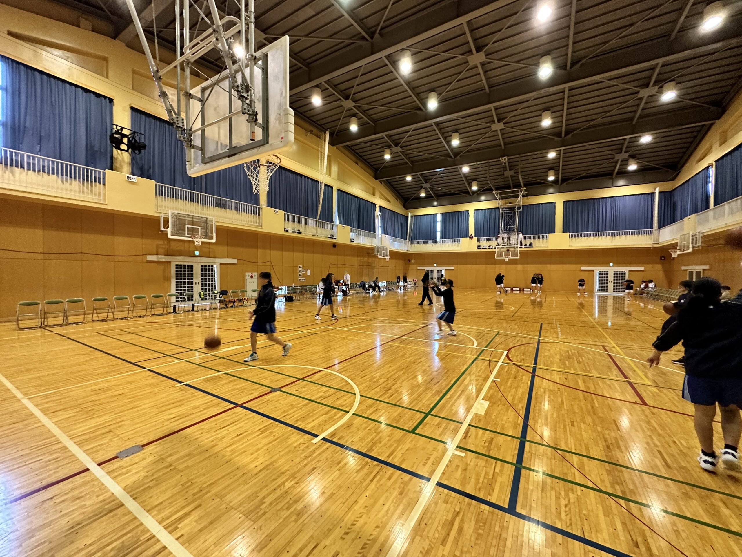 ボランティアで中学校女子バスケットボールの審判をやった