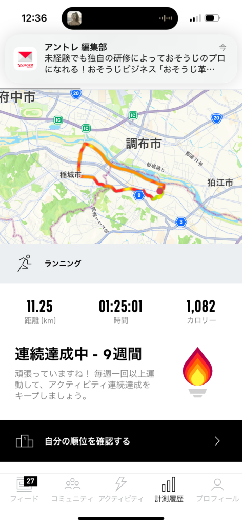 2025年3月4日のランニング記録